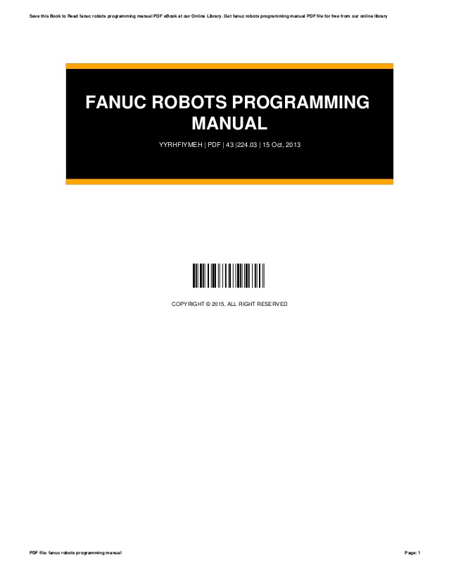 fanuc robot manuals pdf